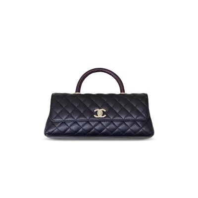 CHANEL FLAP BAG WITH TOP HANDLE AS6091 (31*12.5*7cm)